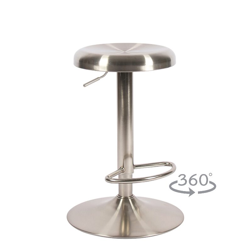 Бар стол URFA – сребърен