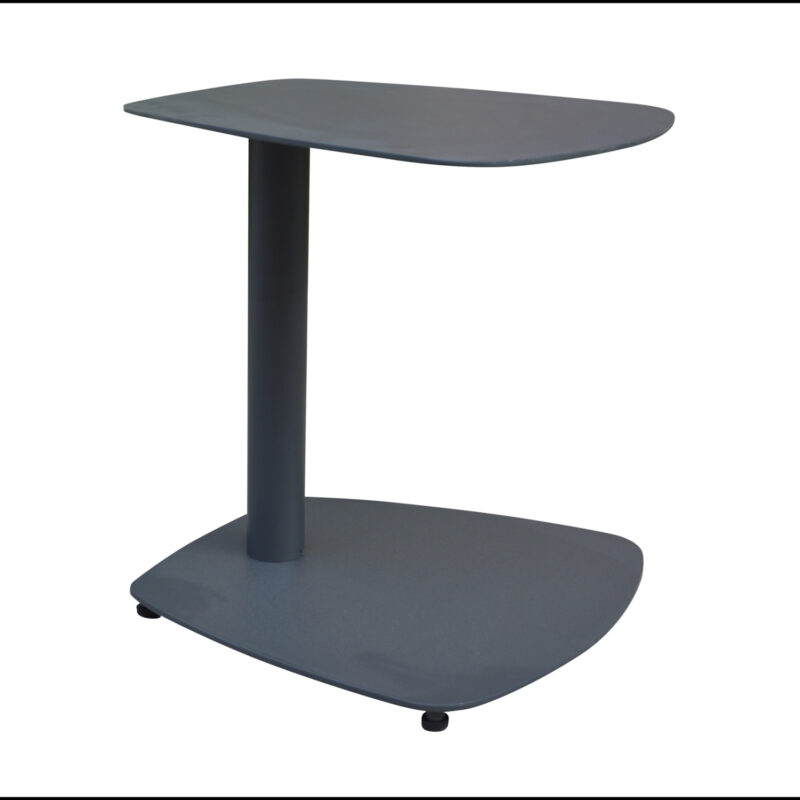 Легло, SIDE TABLE CARET, Сив, Алуминий, 40х39х42см.
