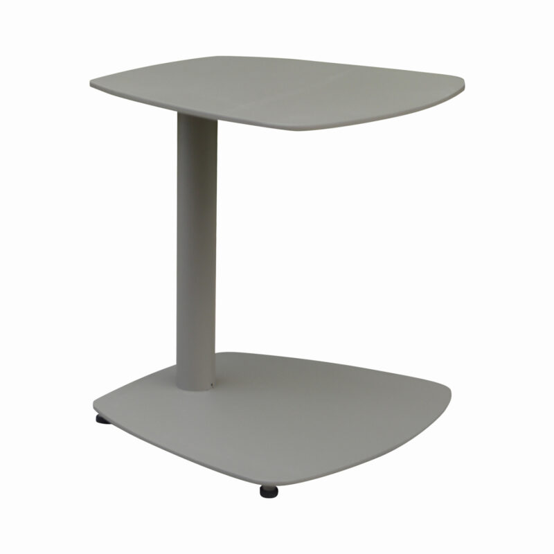 Легло, SUNBED SIDE TABLE CARET, Сив, Пластмаса, 40х39х42см.