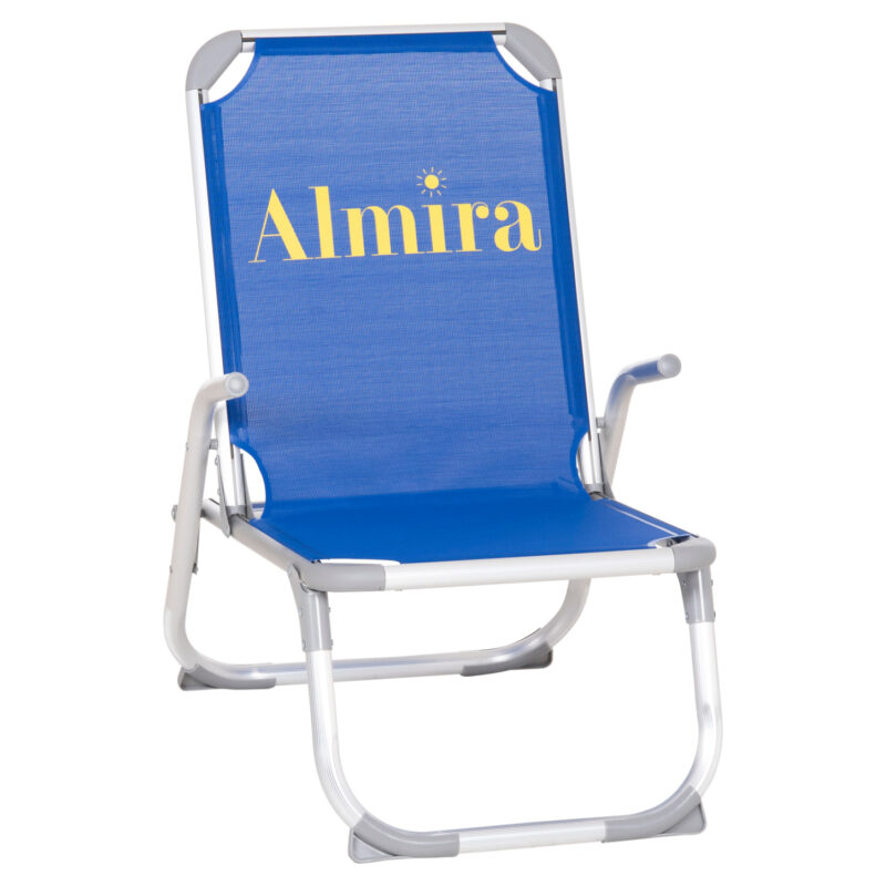 Стол, Almira, Антрацит, Алуминий, 53х68х80см.