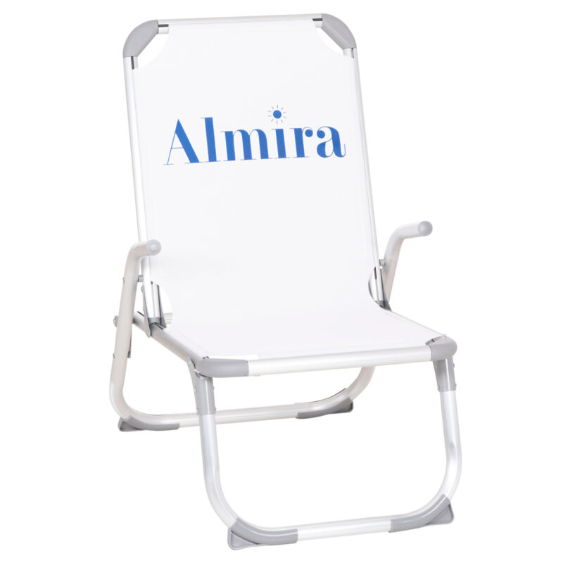 Стол, Almira, Антрацит, Алуминий, 53х68х80см.