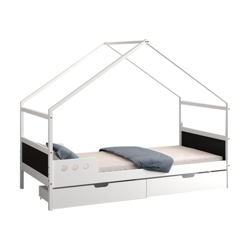 Матрак, KIDS’ BED WITH DRAWERS FB9741.01, Бял, Чам, 190х90см.
