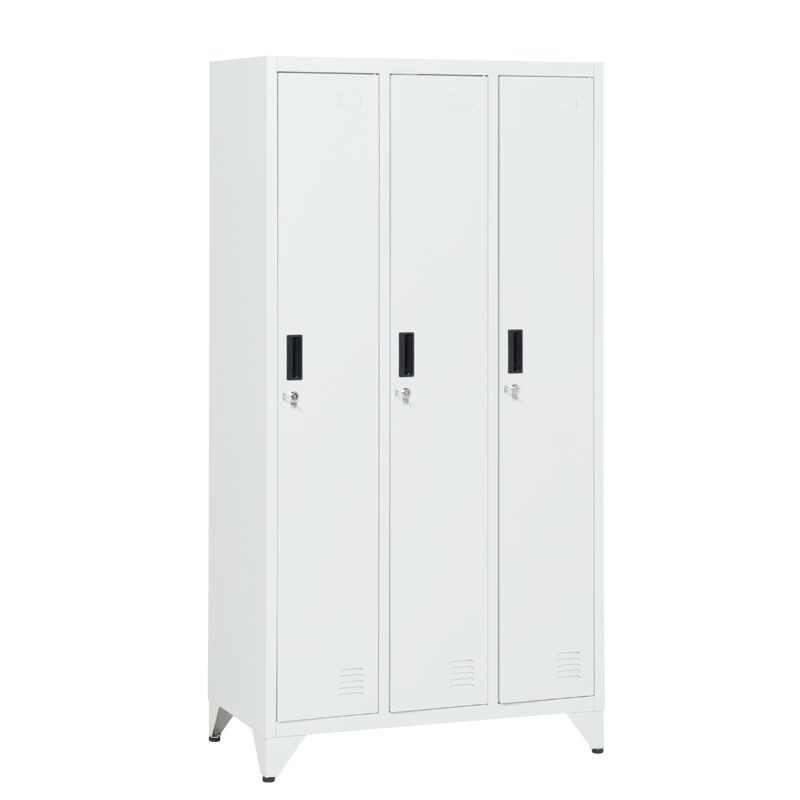 Метален шкаф CR-1295 J – сив