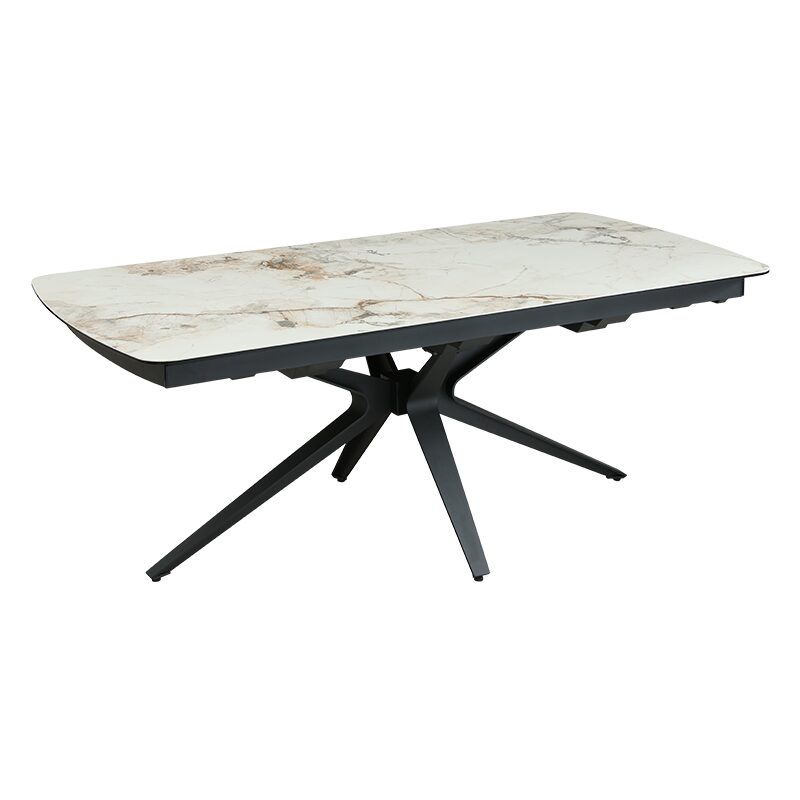 Разтегателна трапезна маса OLAWA – бяла