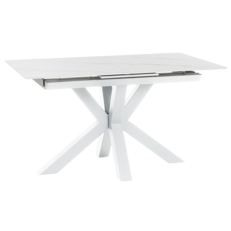Разтегателна трапезна маса STARGARD – бял 02