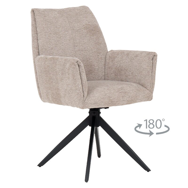 Трапезен стол ALBANS – бежов