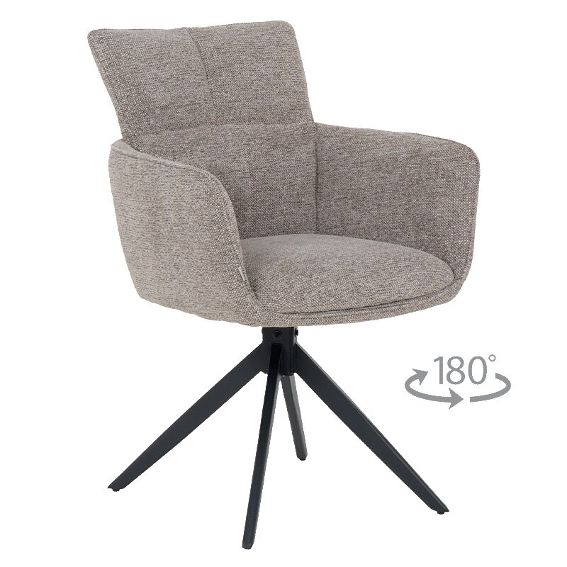 Трапезен стол GILES – кафяв