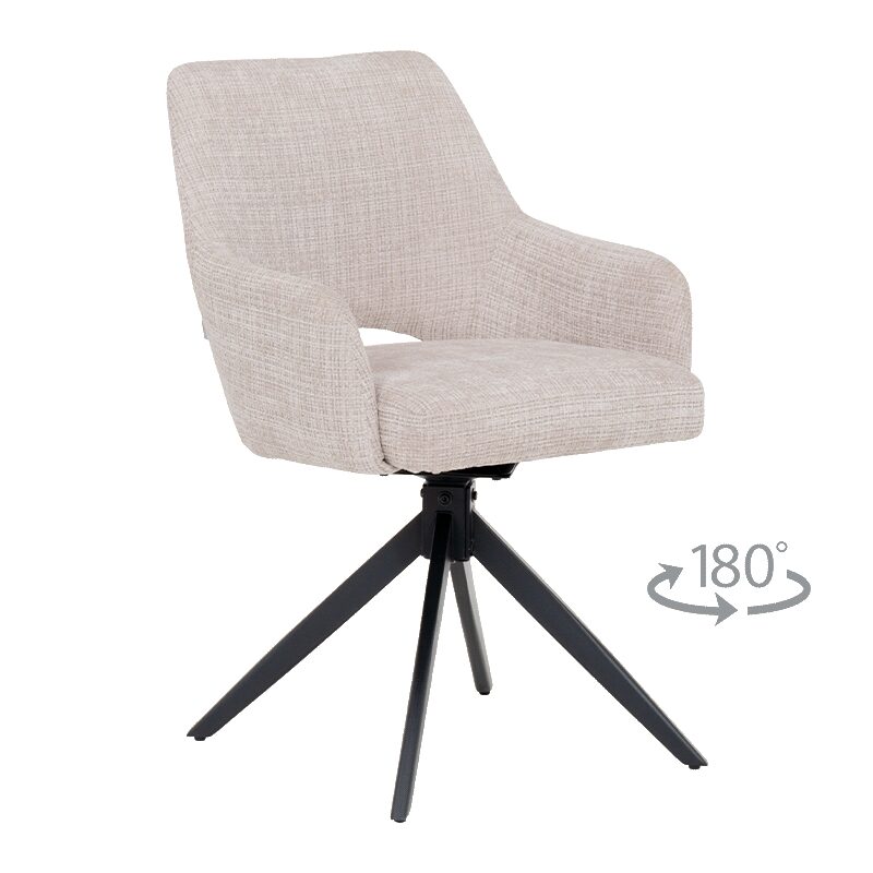 Трапезен стол HEREFORD – крем