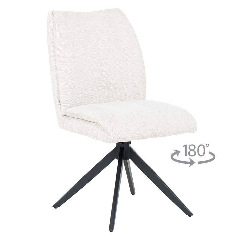 Трапезен стол NEWRY – слонова кост