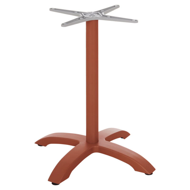 Маса, ALUMINUM TABLE BASE, Оранжев, Керамика, 66х66х72см.