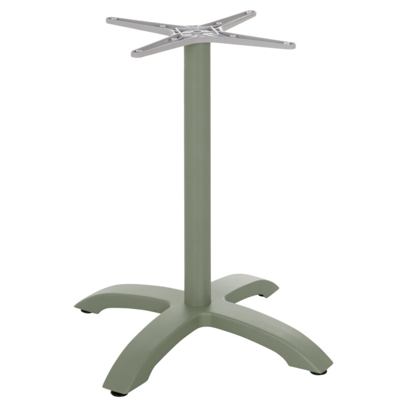 Маса, ALUMINUM TABLE BASE, Зелен, Алуминий, 66х66х72см.