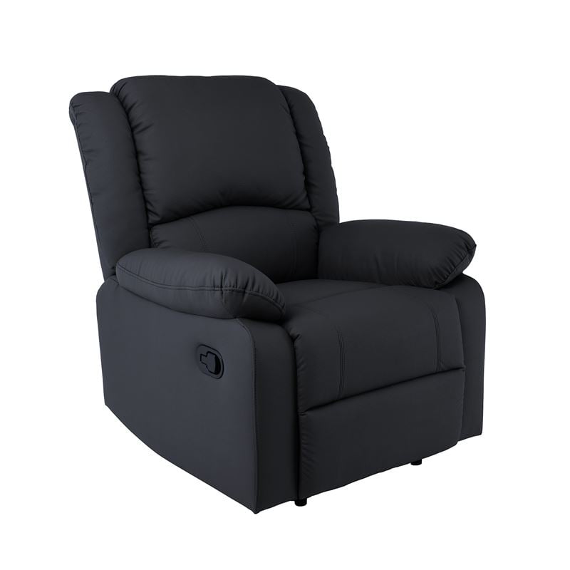Фотьойл, EVA Relaх Armchair, Черен, Изкуствена кожа, 87х91х102см.