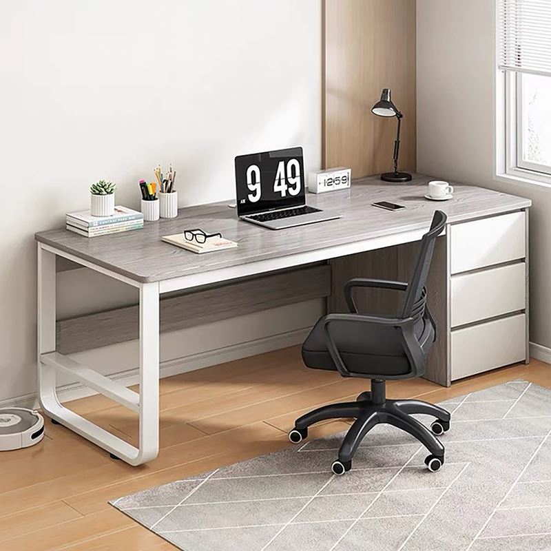 Бюро, PC Metal Desk, Сив, Метал, 120х48х74см.