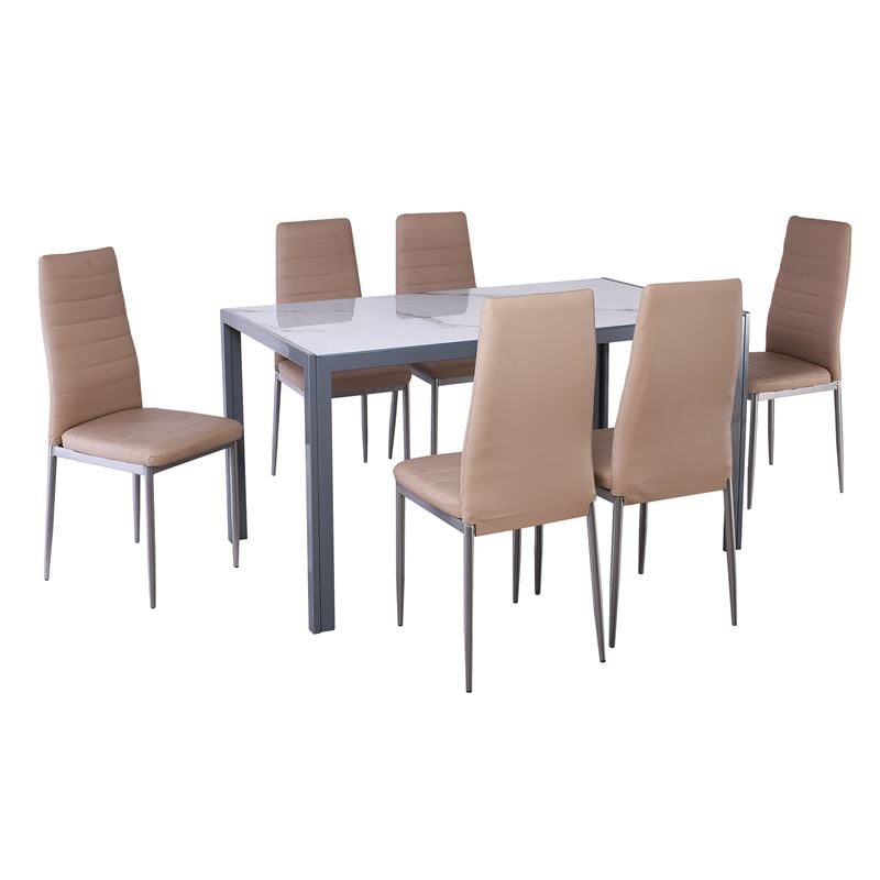 Стол, JETTA-DEGO, Сив, Метал, 140х80х7540см.