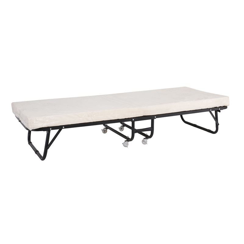 Матрак, Folding Bed, Черен, Метал, 76х190х38см.