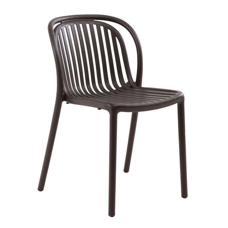 Стол, Chair, Кафяв, Пластмаса, 51х56х77см.