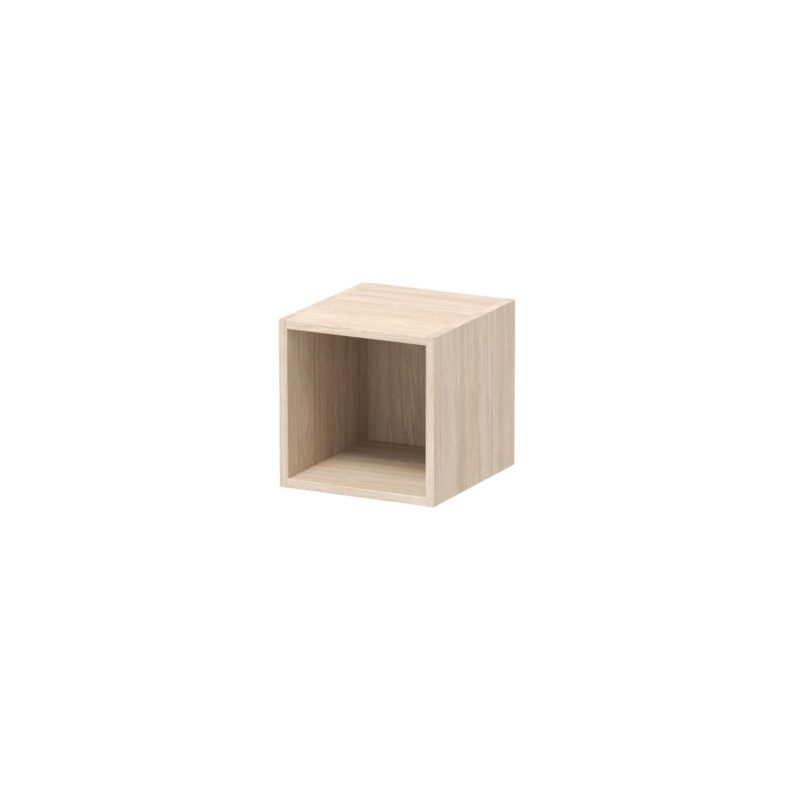 Кутия RFG Boxi, квадратна, 32.8х36.8х32.8см., ПДЧ, светъл дъб