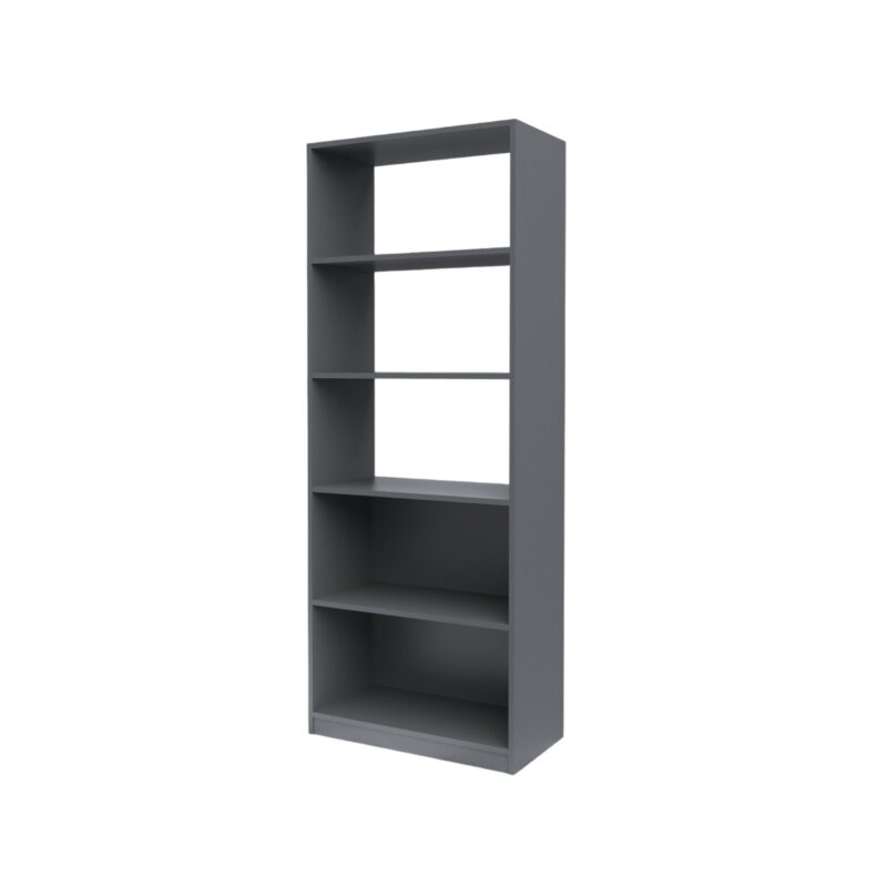 Стелаж RFG Libra 1, с 5 рафта, 76.6х40х199.3см., ПДЧ, графит