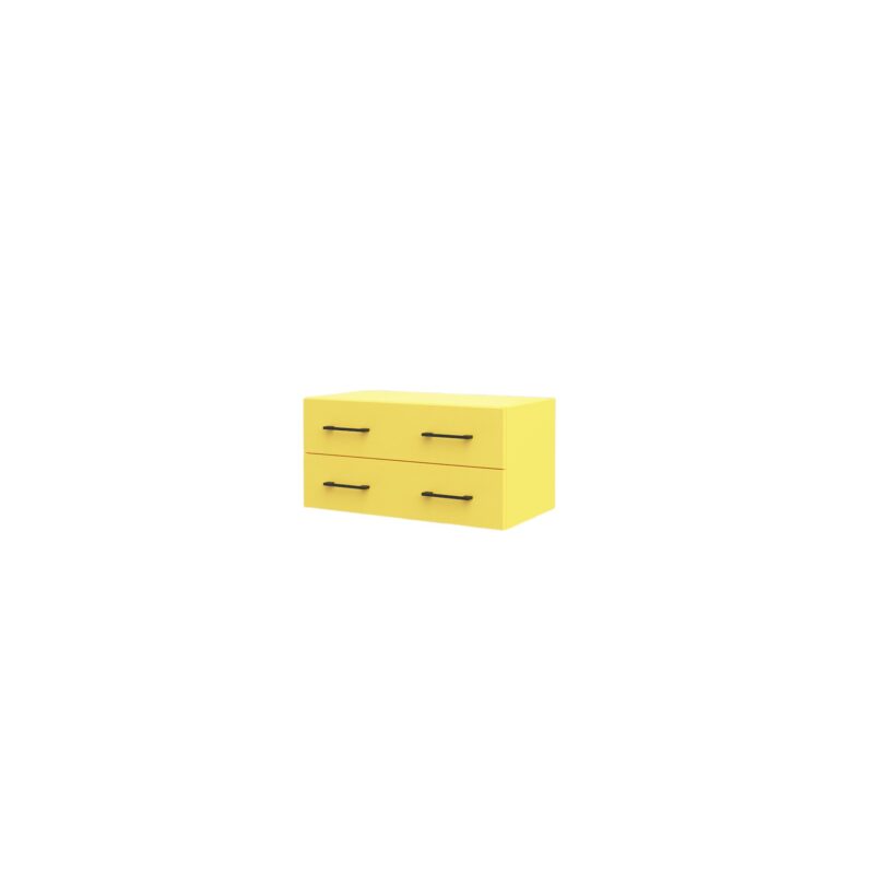 Шкаф RFG Libra 7, 73х38.2х36.5см., с чекмеджета, ПДЧ, жълт