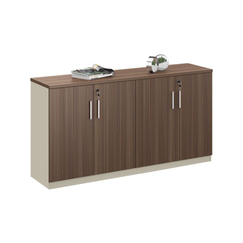 Шкаф RFG Lisabon, 160х40х84см., ПДЧ, тъмен дъб и сиво