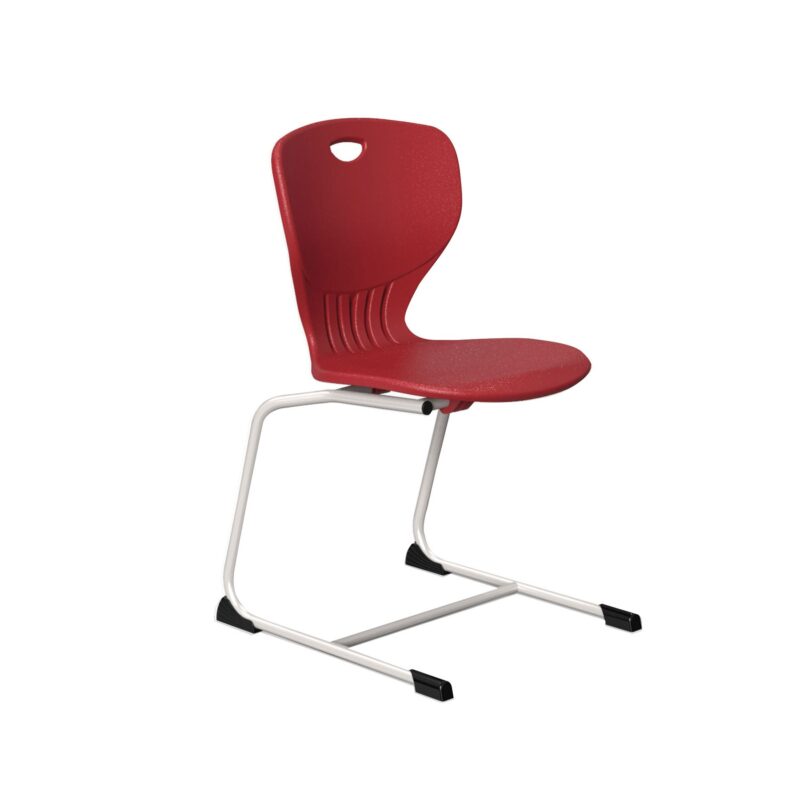 Ученически стол RFG Maxima C, от VIII до XII клас, 43 х 45 х 46 cm, до 120 kg, пурпурночервен