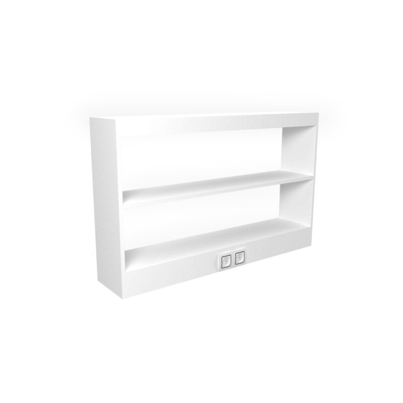 Надстройка-етажерка RFG Labo, 120х25х75см., ПДЧ, с контакт