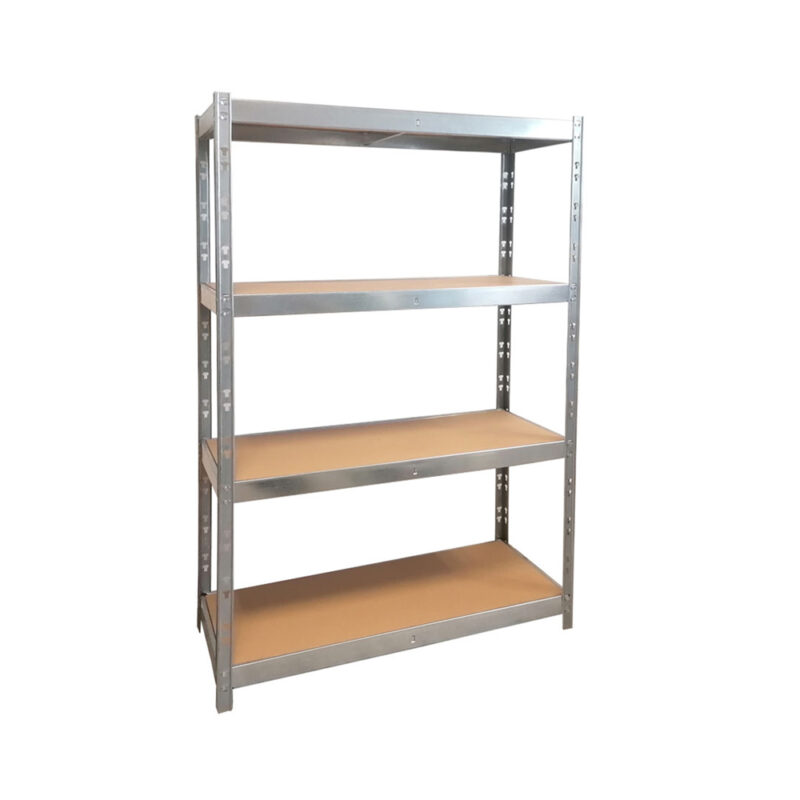 Стелаж RFG, метален, с 4 рафта, 120х50х192см., MDF, до 300 kg