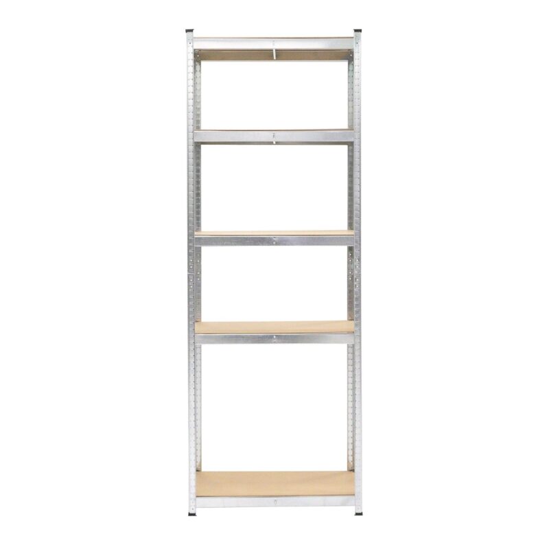 Стелаж RFG, метален, с 5 рафта, 80х40х220см., MDF, до 200 kg