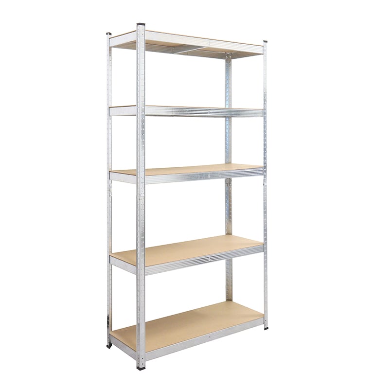 Стелаж RFG, метален, с 5 рафта, 90х30х246см., MDF, до 200 kg